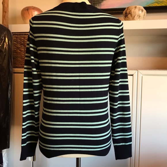 🌼donating soon, make offer🌼 Talbots crewneck striped sweater misses small NWOT - Picture 4 of 8